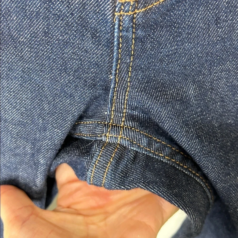 Everlane High Rise Ankle Jeans Dark Wash Cotton Straight Ankle Size 29
